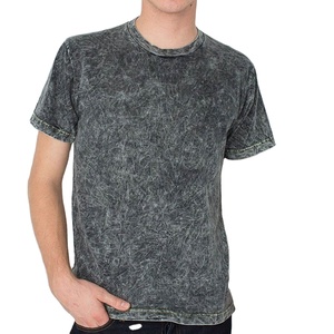 T-shirts surdimensionnés vierges personnalisés à épaules tombantes de poids lourd 250gsm 100% coton délavés à l'acide pour hommes - Product Image 1