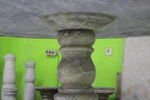 Table en marbre gris imperméfect - Product Image 5