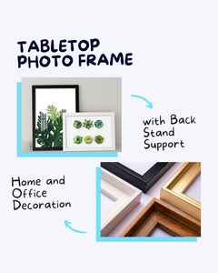 Présentoir de photos décoratif rustique élégant pour les portraits de famille et les photos de mariage et la décoration murale de la maison moderne cadre photo en bois massif - Product Image 6