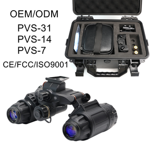 Lunettes de vision nocturne binoculaires OEM d'usine NVB2601 Gen2+/Gen3 FOM1400+ avec tube IIT P43/P45 pour faible luminosité, 1x 1500M, montées sur la tête <span class=keywords><strong>PVS31</strong></span> - Product Image 1
