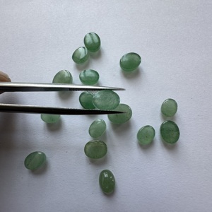 Aventurina Verde Natural, Cabujón Ovalado, Calidad AAA, Pulido a Mano, Piedra Suelta de 3x5-15x20mm para Joyería - Product Image 3