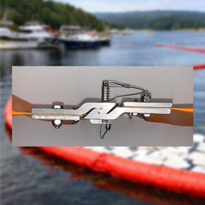 Bâche flottante industrielle en PVC pour la récupération des déversements d'hydrocarbures en mer, pour la réponse aux déversements d'urgence en port et en haute mer - Product Image 3