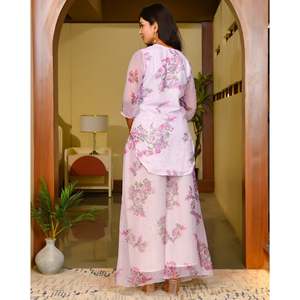 ชุดเซ็ตผ้าชีฟอง Sabine XS สีลาเวนเดอร์ เสื้อแขนสามส่วนลำลอง ระบายอากาศได้ดี สำหรับฤดูใบไม้ผลิ/ฤดูร้อน ไซส์ XS - Product Image 5