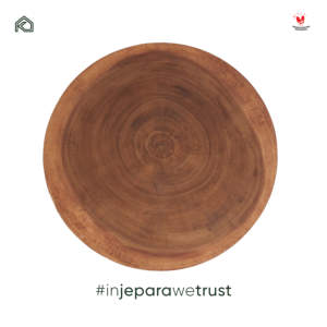 Ganesha Modern Solid Wood Handmade Eco-Friendly Occasional <b>Stool</b> Side <b>Table</b> Decorative Accent for Living Room Apartment Workshop - Product Image 5