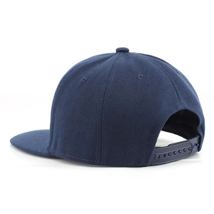 High Quality 100% Polyester Adult Fashion Baseball <b>Cap</b> Custom Logo 6-Panel Sports Flat Brim Dobby Style Solid Sunshade Color - Product Image 4