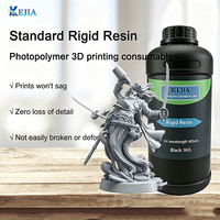 Resin Cetak 3D Standar KEJIA 1kg Pengerasan Cepat UV Resin 3D Standar Susut Rendah Tujuan Umum Untuk Printer LCD DLP