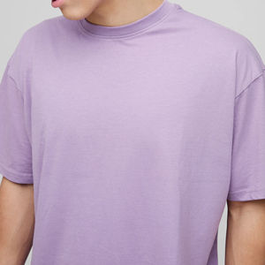 T-shirt unisexe décontracté à col rond et manches courtes en jersey 100 % coton respirant et écologique, 150 GSM, pour hommes, vente en gros, OEM - Product Image 5