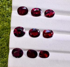โรโดไลต์การ์เนตธรรมชาติ รูปทรงต่างๆ พลอยหลวมสีแดง ZUBEDA GEMS JEWELLRY 2.00 กะรัต สำหรับทำเครื่องประดับ ขายส่งอุปกรณ์ทำเครื่องประดับ - Product Image 2