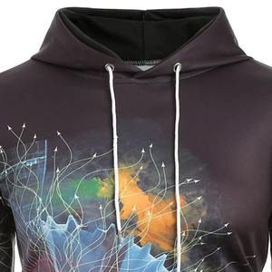 Sweat-shirts d'hiver personnalisés pour hommes, sublimation, polaire, 100% polyester, respirant, motif à carreaux, sweat-shirt à capuche décontracté, confortable et extensible - Product Image 4