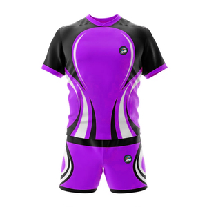 ชุดรักบี้ชายสั่งทำคุณภาพพรีเมียม พิมพ์ลายบนผ้าโพลีเอสเตอร์ 100% ผลิตในปากีสถาน ชุดทีม สามารถปรับแต่งสีและขนาดได้ - Product Image 6