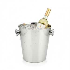 Seau à vin en acier inoxydable de qualité supérieure avec design classique à gradins horizontaux Bacs à boissons et seaux à glace en gros - Product Image 1