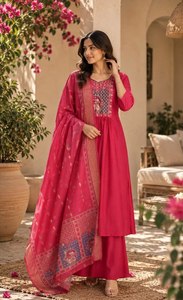 Ensemble 2 pièces haut et pantalon palazzo en soie romaine de qualité supérieure pour femme – Élégant, infroissable, séchage rapide, doux et respirant pour le quotidien et le bureau - Product Image 5