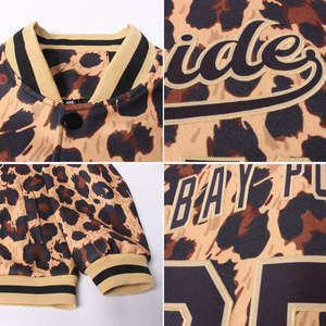 Custom Old Gold Brown Black 3D Pattern Premium Poly Wool Heavyweight Varsity Letterman Bomber College Team <b>Jacket</b> <b>Men</b> Women - Product Image 3