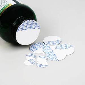 Easy Peel Half Pull Tab Hard Temper Aluminum Foil Induction Seal Liners Non Spill Bottle Packaging Cut Coated Treatment - Product Image 6