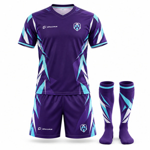 Uniforme de Fútbol Económico, Más Vendido, Tela Suave, Diseño Personalizado, Servicio OEM, Venta al Por Mayor en Línea - Product Image 1
