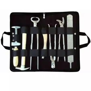 Kit Profesional de Herramientas de Herrador de 7 Piezas de Acero Inoxidable para Recorte de Pezuñas de Caballo, Herraduras, Cuchillo para Pezuñas, Lima, Cortador de Clavos y Cepillo - Product Image 4