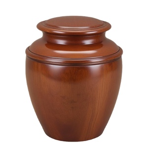 Urna de cremación para adultos hecha en madera de moda Almacenamiento de cenizas funerarias de calidad premium Precio competitivo - Product Image 1