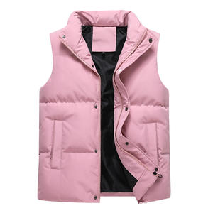 Mens Puffer Vest Premium Zip <b>Quilted</b> Bodywarmer Custom Logo Private Label OEM Wholesale USA Waterproof 500g Clothing Collection - Product Image 4