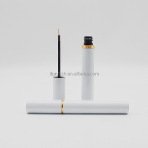 Botella de líquido para crecimiento de <span class=keywords><strong>pestañas</strong></span> blancas recicladas ecológicas, 3G, 3ml, suero líquido para crecimiento de máscara, embalaje de tubo de aluminio con cuello dorado - Product Image 5