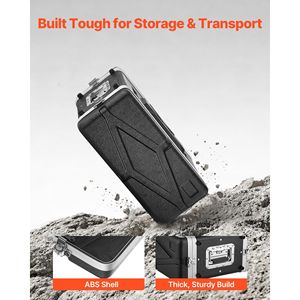 Caja de servidor 4U poco profunda de 14 pulgadas de profundidad, construcción de ABS con cierres giratorios empotrados y frontal/trasero desmontable - Product Image 4