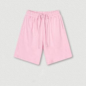 Pantalones Cortos Deportivos de Algodón para Hombre, Casuales, de Verano, con Cintura Elástica y Cordón Ajustable, de Secado Rápido, Transpirables, Colores Personalizados, Logotipo Personalizado - Product Image 4