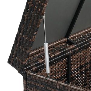 Practical Brown Gradient Outdoor Deck Storage Box Simple and Convenient - Product Image 1