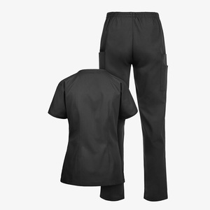 <b>Cheap</b> Price Woman Uniform Scrub Medical Surgical Anti Wrinkle Durable Fabric Comfortable Woman Uniform Scrub With Best <b>Stuff</b> - Product Image 5