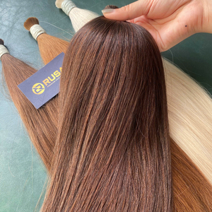 Extensiones de Cabello Virgen Vietnamita Rusa, Cabello Humano Liso y Sedoso, Mechones Suaves, Trama Única, Colores Disponibles - Product Image 5