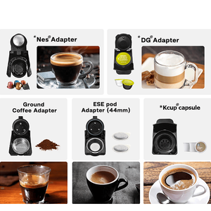 Cafetera Italiana Espresso Touch 4 en 1 con Tanque de Agua de 1L, Modo Frío/Caliente, Extracción de 19 Bares, para Café Francés, Mocha y Cápsulas - Product Image 6