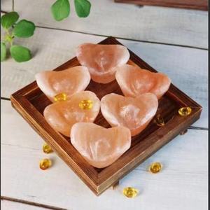 Lámpara de Sal Rosa del Himalaya en Forma de Barco/Lingote, Luz Nocturna USB Regulable, Luz de Sal Natural para Dormitorio, Oficina, Decoración Feng Shui - Product Image 3