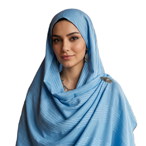 Wholesale AHE Zubda Women Viscose Hijab Soft Medium All Seasons Solid Color Breathable Lightweight Muslim Headscarf - Product Image 1