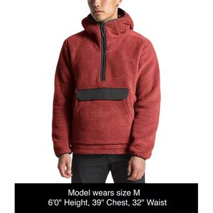 เสื้อฮู้ดเชอร์ปาผู้ชายสไตล์ OEM แบบสั่งทำพิเศษ ขนาดใหญ่พิเศษ ผ้าฝ้าย 100% เนื้อนุ่ม สวมใส่สบาย สีพื้นเรียบง่าย เสื้อฮู้ดเชอร์ปาแบบสวมหัว - Product Image 4