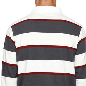 Camisetas de Rugby Gruesas y Resistentes 100% Algodón, Logotipo Personalizado, Camisetas de Polo de Rugby Clásicas de Manga Larga, Ropa de Equipo de Alta Calidad - Product Image 4