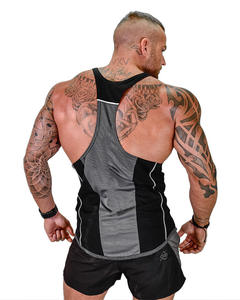 Débardeur noir OEM 2026 pour hommes, vente en gros, personnalisé, athlétique, pour l'été, fitness, musculation, gilet de sport pour la gym et le bodybuilding - Product Image 2