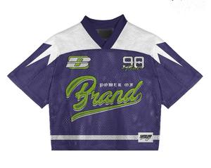 T-shirts personnalisés pour hommes, impression par sublimation, style streetwear, manches courtes, coupe ample, effet vieilli, ourlet déchiré, t-shirts graphiques - Product Image 4