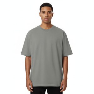 T-shirts pour hommes sur mesure, adaptés aux rassemblements d'équipe, aux salles de sport et aux activités sportives, en coton, col rond, manches courtes. - Product Image 1