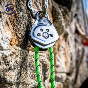 30kN finition anodisée léger 212g alliage d'aluminium Camping randonnée outils de sauvetage équipement d'alpinisme tyrolienne escalade - Product Image 6