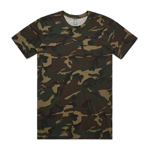 High Quality custom camo print <b>tshirt</b> in multiple print and colour 100% cotton slim fit for men - Product Image 3