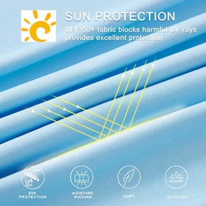 Camisa de Pesca Impermeable de Manga Larga para Hombre con Capucha, Protección UV UPF 50, Diseño Estampado, Poliéster, Logotipo Frontal - Product Image 6