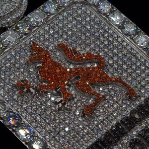 Liontin Hip Hop <b>Pendant</b> Custom 18K <b>Gold</b> Plated <b>Solid</b> 925 Silver <b>Pendant</b> Men's Iced Out Name Number Letter Bail <b>Pendant</b> For Gifts - Product Image 3