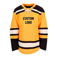 Layanan OEM Jersey Hoki Es Kampus Ukuran Besar Ringan Bernapas Menyerap Keringat Perlindungan UV Logo Kustom Desain Unik