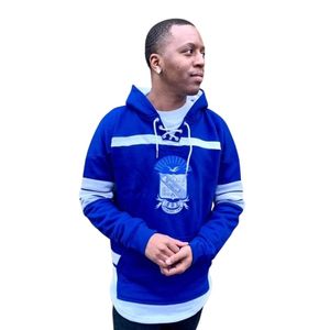 Sweat à capuche bleu Phi Beta Sigma pour homme – Coupe confortable, tissu premium, vêtement de fraternité grecque, tenue décontractée et sportive - Product Image 1