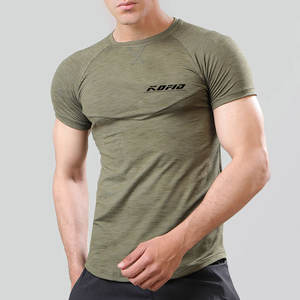 Camiseta Deportiva para Hombre, Ajustada, de Secado Rápido, Transpirable y Ligera, para Entrenamiento y Fisicoculturismo - Product Image 1