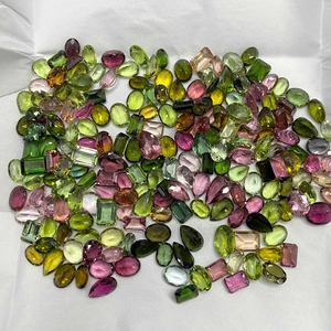 Listo para enviar hermosas gemas coloridas Natural Multi turmalina tamaño libre facetado forma mixta piedras preciosas sueltas para hacer joyas - Product Image 2