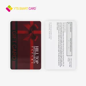 YTS Customized Logo Best New Plastic Premium Personalized Printed Pvc Giftcards Business Gift Cards