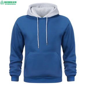 Wholesale Custom Front Logo Pullover Hoodies Blank <b>Plain</b> Thermal Oversized Unisex Eco-Friendly Winter Hoodies & <b>Sweatshirts</b> - Product Image 5