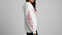Sweat à capuche zippé streetwear uni respirant personnalisable OEM en gros