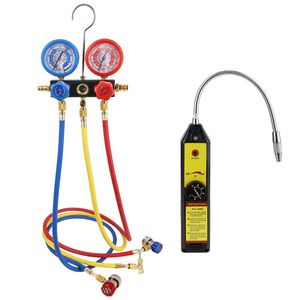 Pompa per vuoto HVAC a palette rotative monostadio da 1/4 HP 4.5 CFM per aria condizionata, kit refrigerante A/C con manometro e set di manometri - Product Image 2