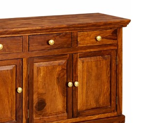Pindel Handicraft Indian Solid wood Wooden Console Table & <b>Sideboard</b> 45 Inch Credenza Traditional Home Furniture - Product Image 2