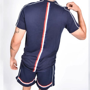 Hot Selling Multi Pockets Regular Fit Design Men Twinset Casual Wear Crew Neck Short Sleeve Soft Breathable Fabric Men <b>Twin</b> <b>Set</b> - Product Image 6